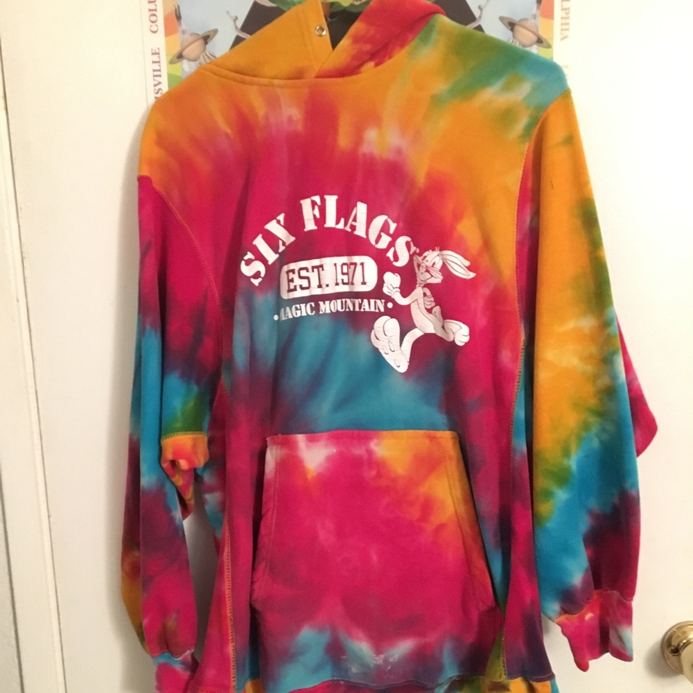 Six flags sweater